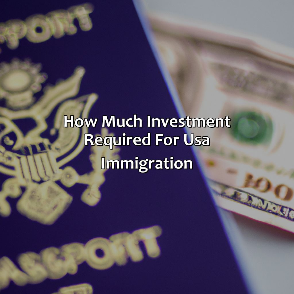 How Much Investment Required For Usa Immigration?