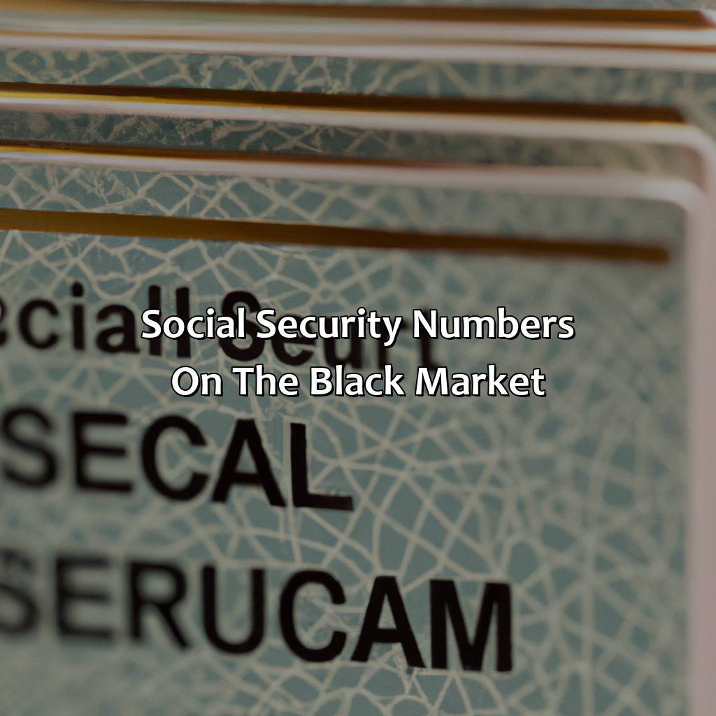 Social security numbers on the black market-how much is a social security number worth on the black market?, 