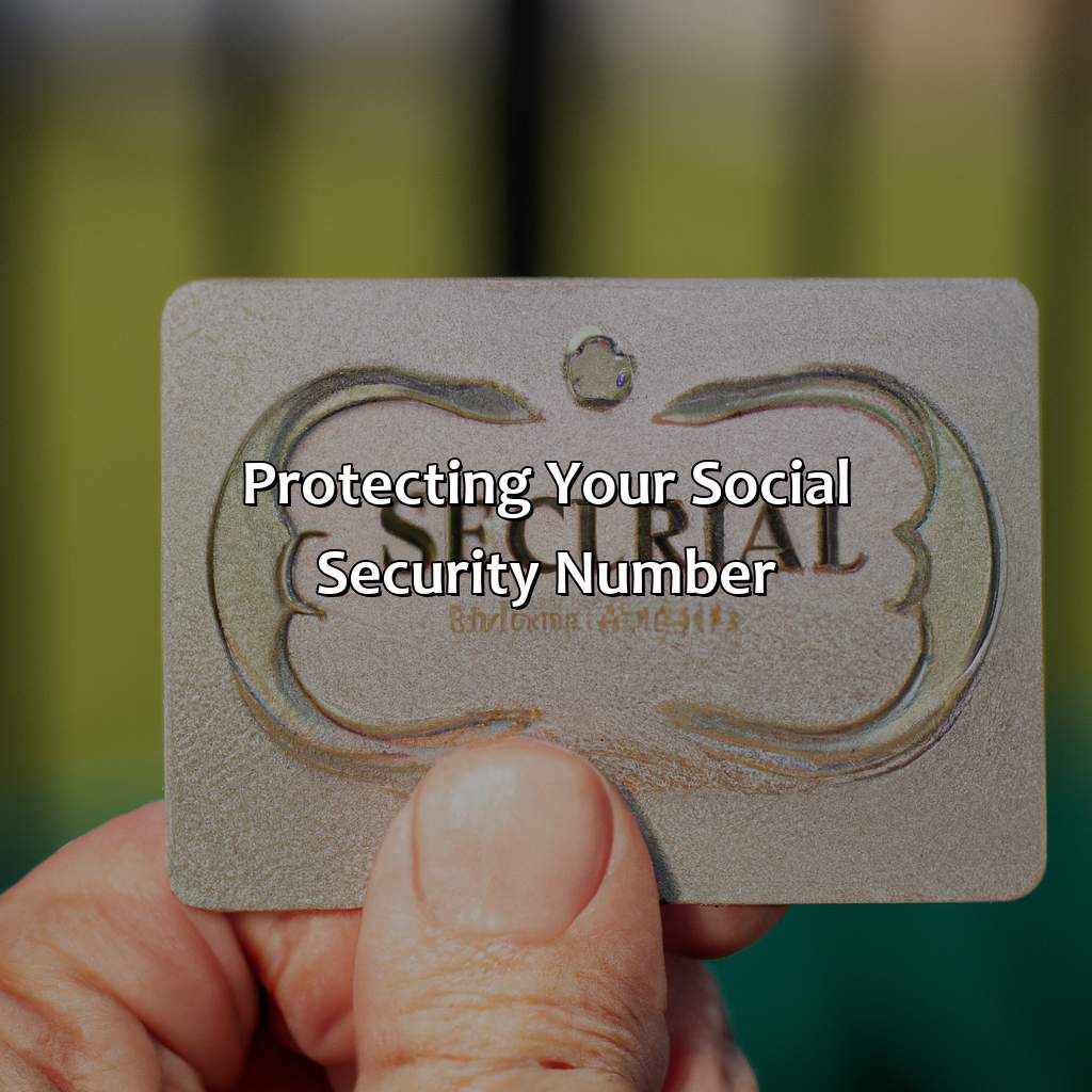 Protecting your social security number-how much is a social security number worth on the black market?, 