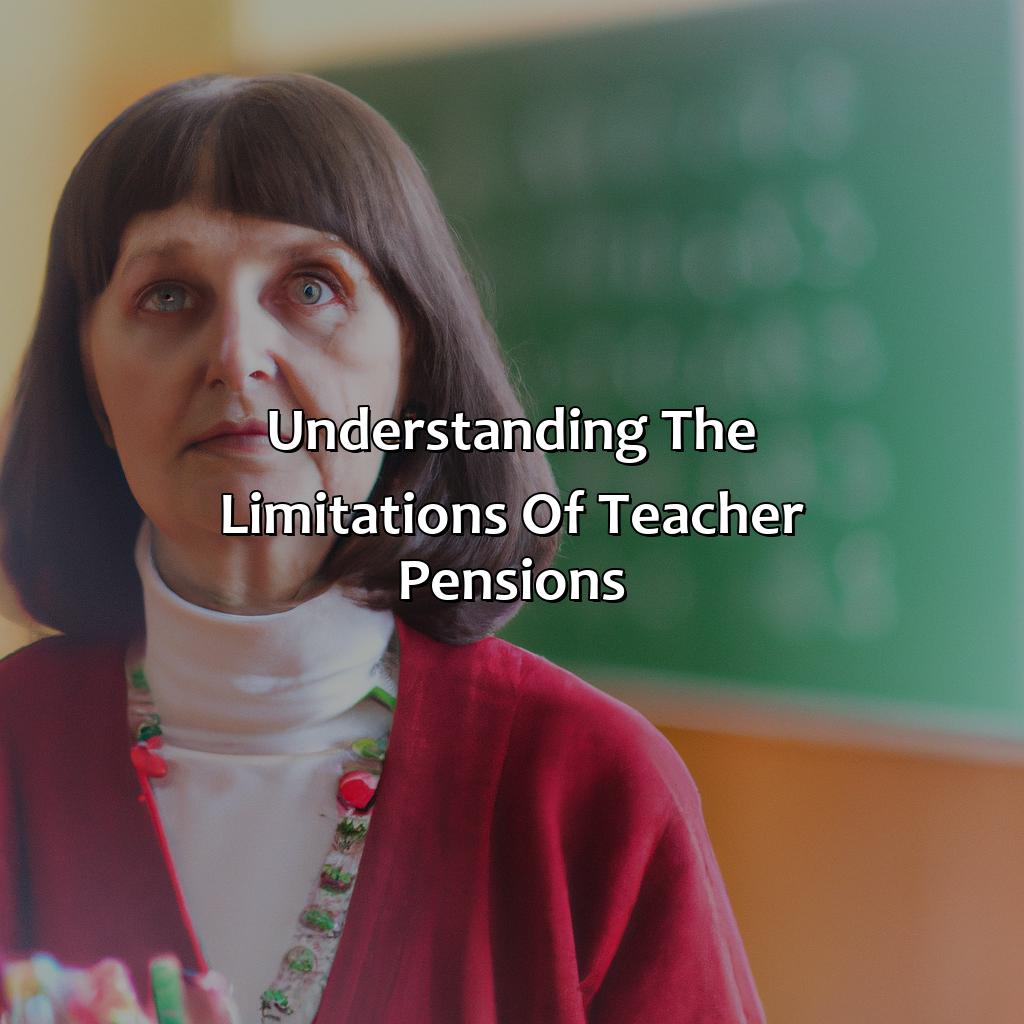 Understanding the limitations of teacher pensions-how much is a teachers pension?, 