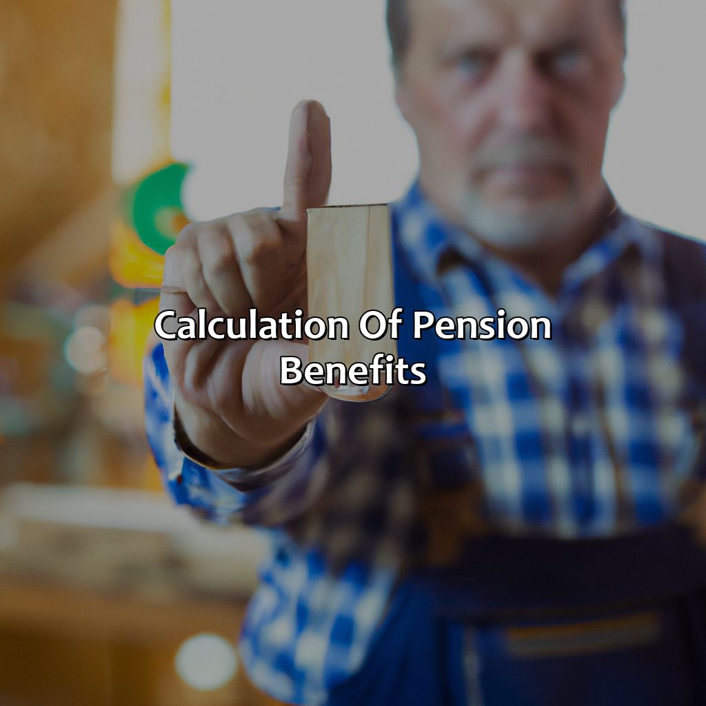 Calculation of pension benefits-how much is a union carpenters pension?, 