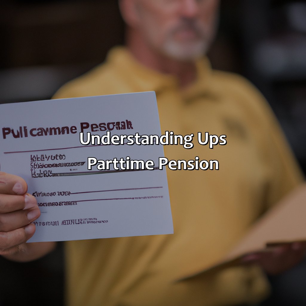 Understanding UPS Part-Time Pension-how much is my ups part time pension worth?, 