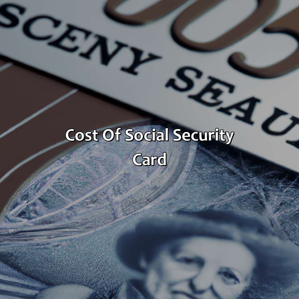 Cost of Social Security Card-how much is social security card?, 