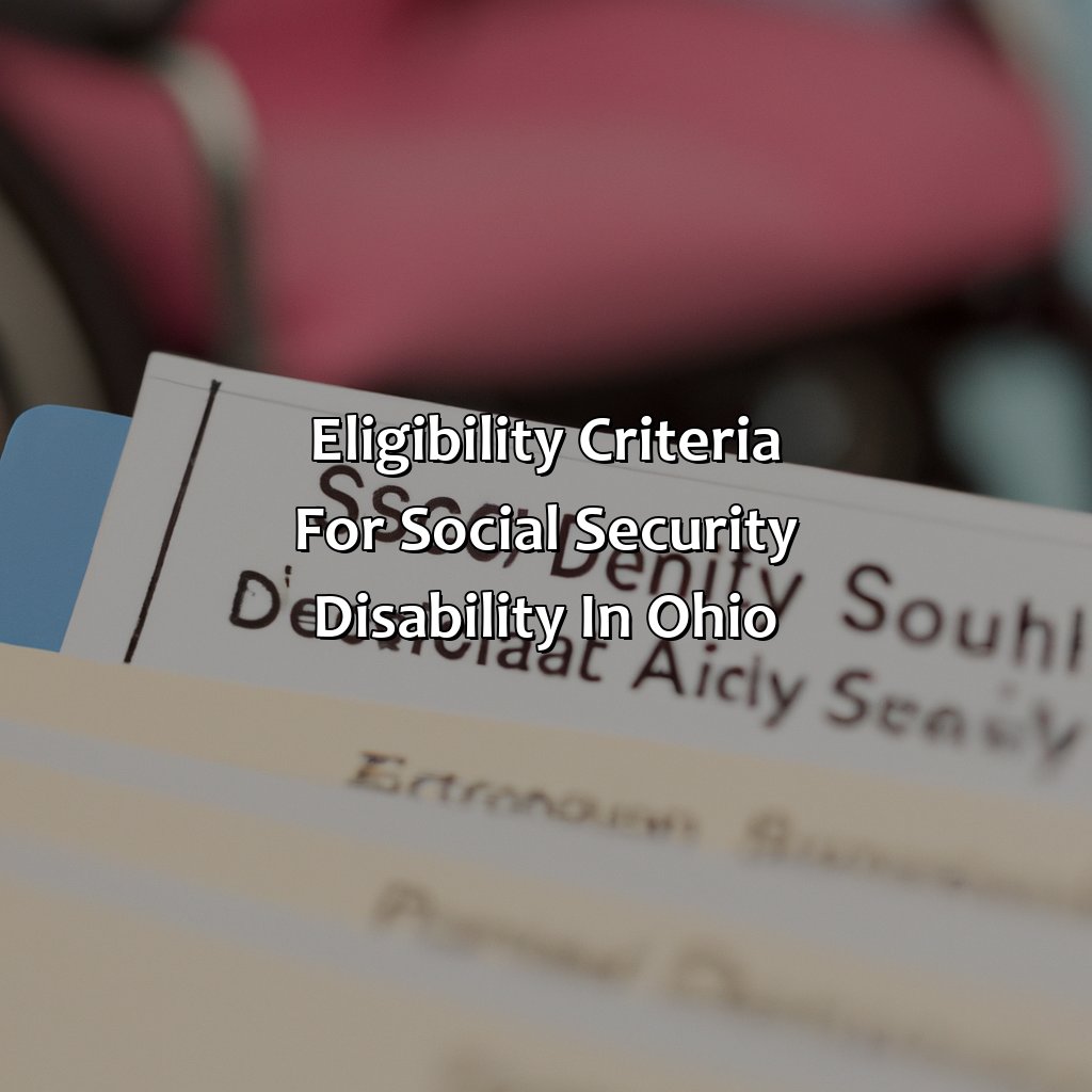 Eligibility Criteria for Social Security Disability in Ohio-how much is social security disability in ohio?, 