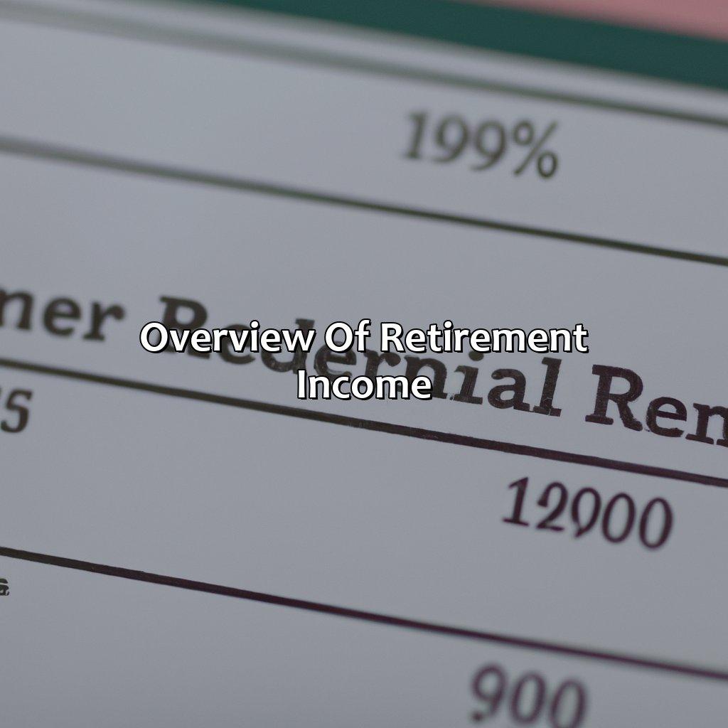 Overview of retirement income-how much is the average monthly retirement income?, 