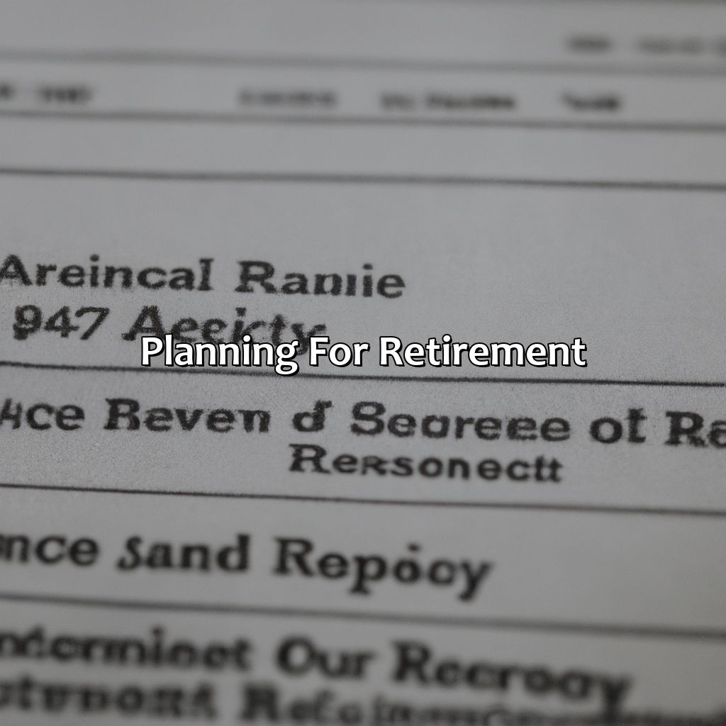 Planning for Retirement-how much money do you get in retirement?, 