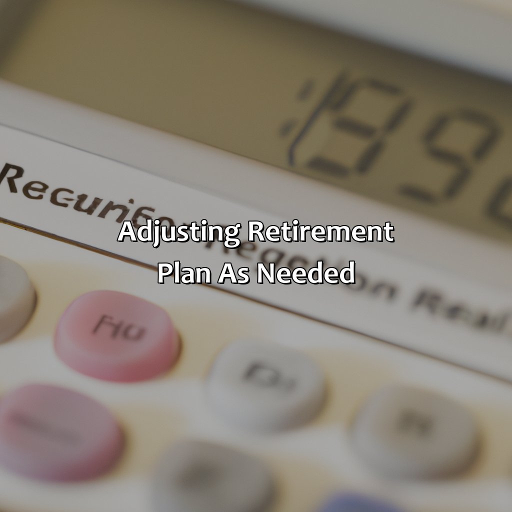 Adjusting Retirement Plan as Needed-how much money should you have in retirement?, 