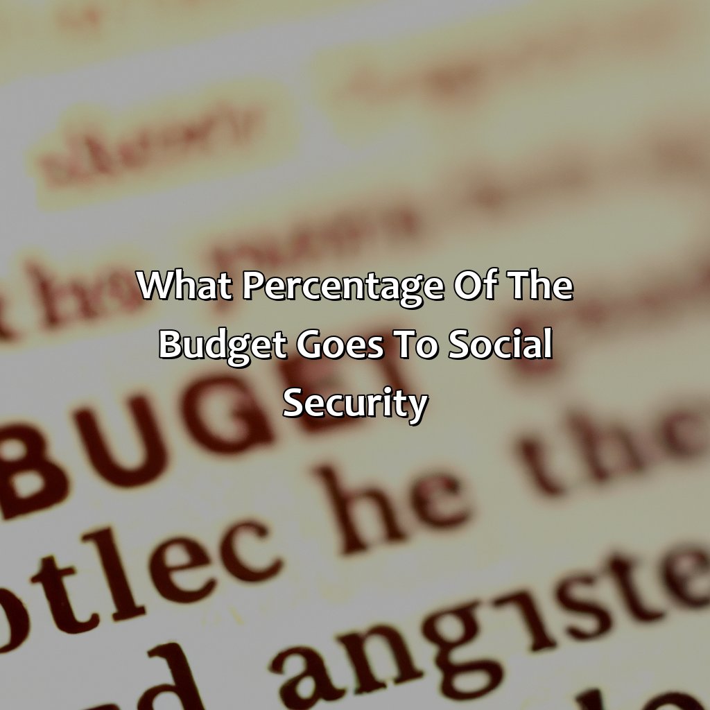 What Percentage of the Budget Goes to Social Security?-how much of the budget is social security?, 