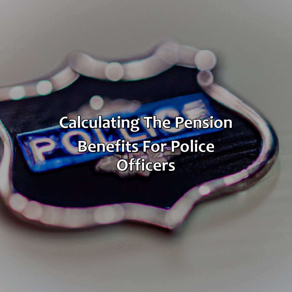Calculating the Pension Benefits for Police Officers-how much pension do police officers get?, 