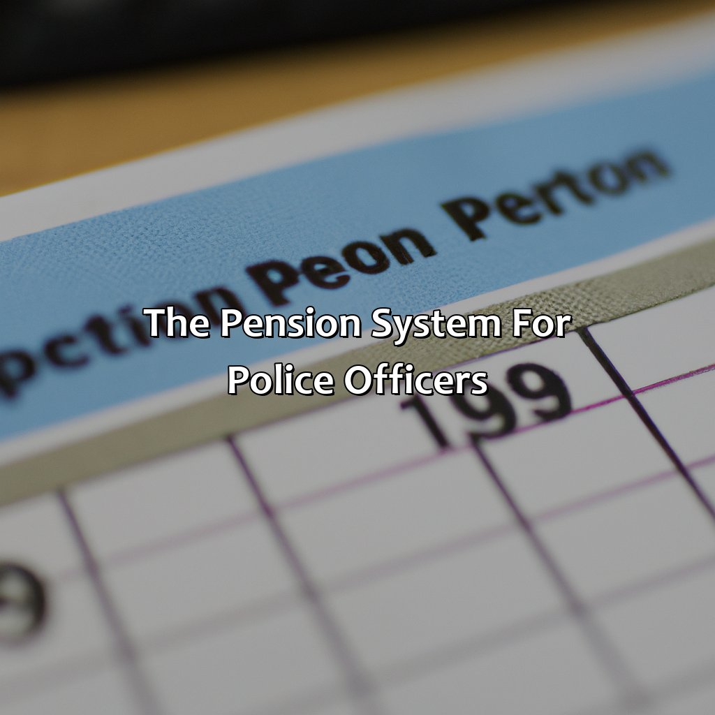 The Pension System for Police Officers-how much pension do police officers get?, 