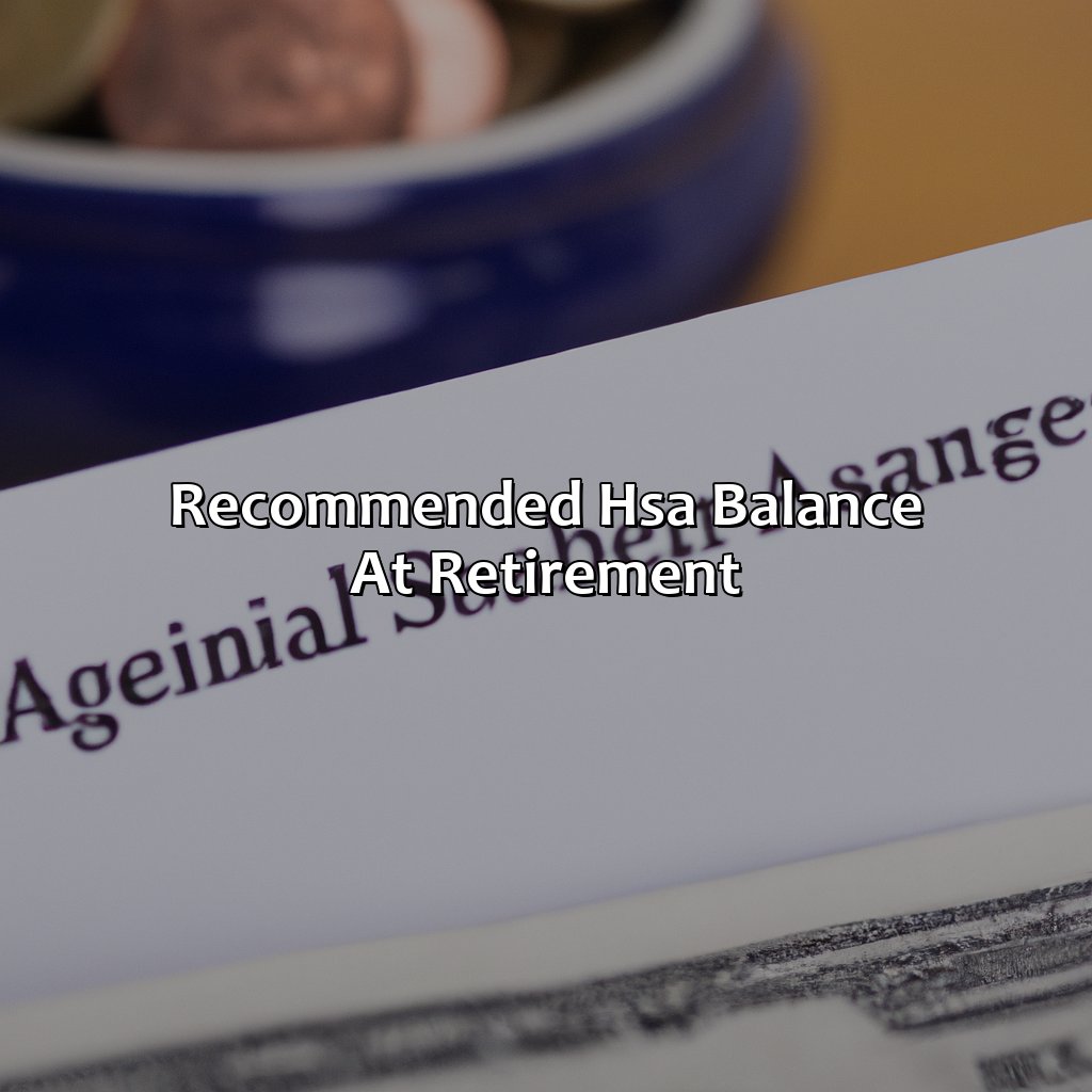 Recommended HSA balance at retirement-how much should I have in my hsa at retirement?, 