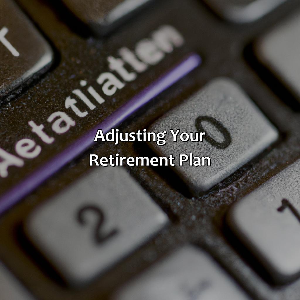 Adjusting Your Retirement Plan-how much should i have in my pension?, 