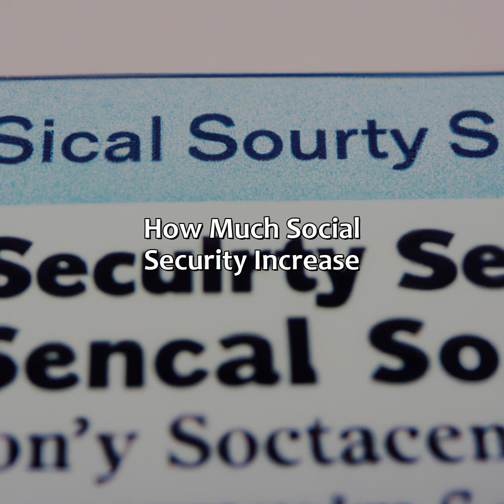 How Much Social Security Increase?