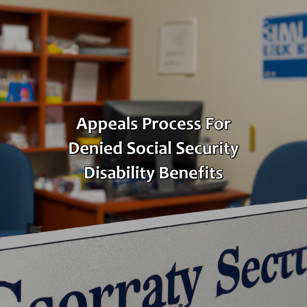 Appeals process for denied social security disability benefits-how much social security will i get for disability?, 