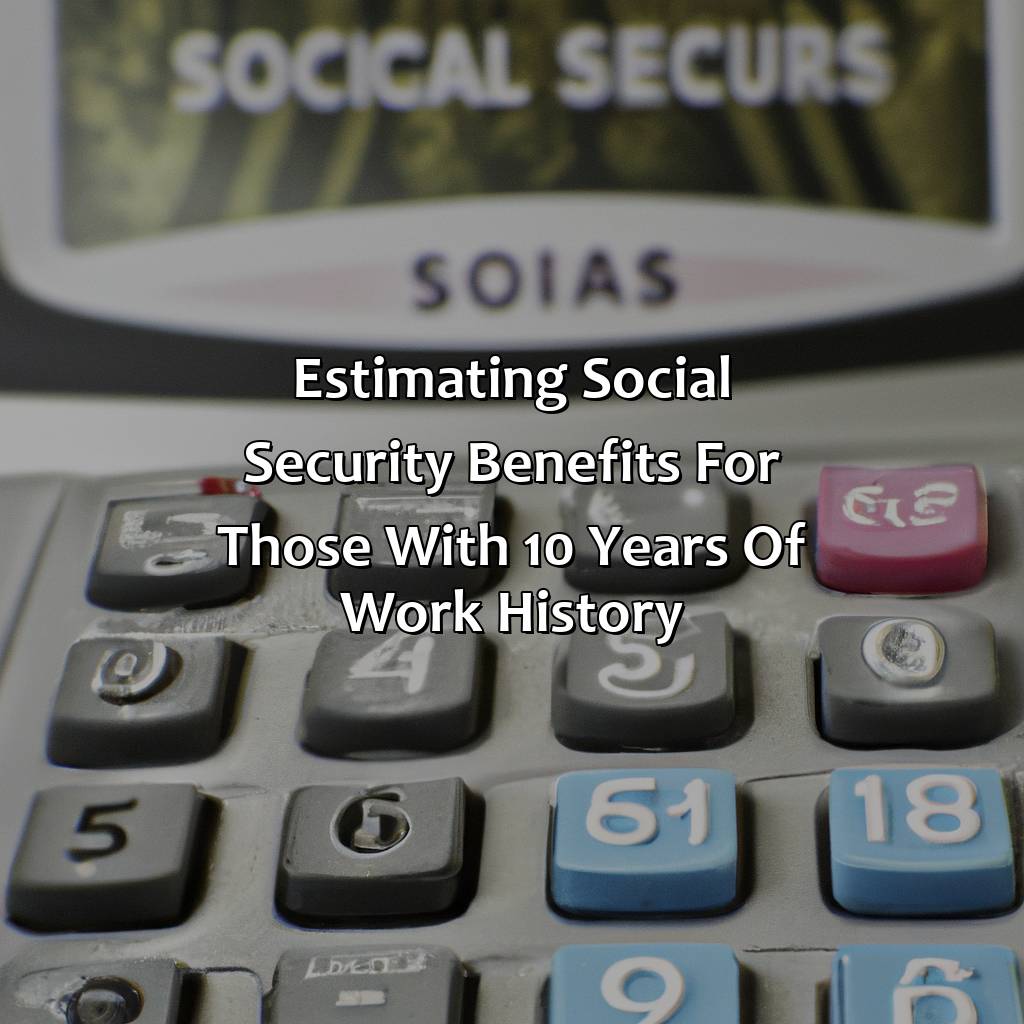 Estimating Social Security benefits for those with 10 years of work history-how much social security will i get if i only worked 10 years?, 