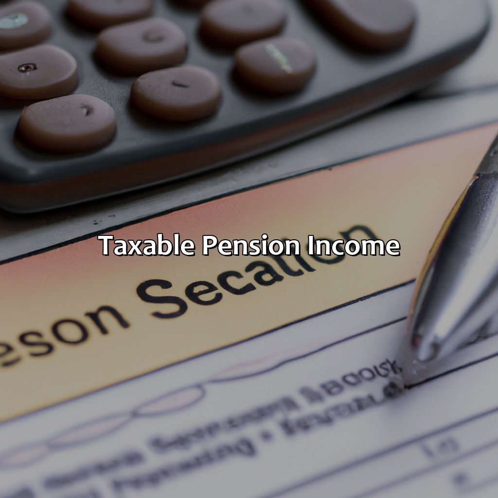 Taxable Pension Income-how much tax do you pay on pension?, 