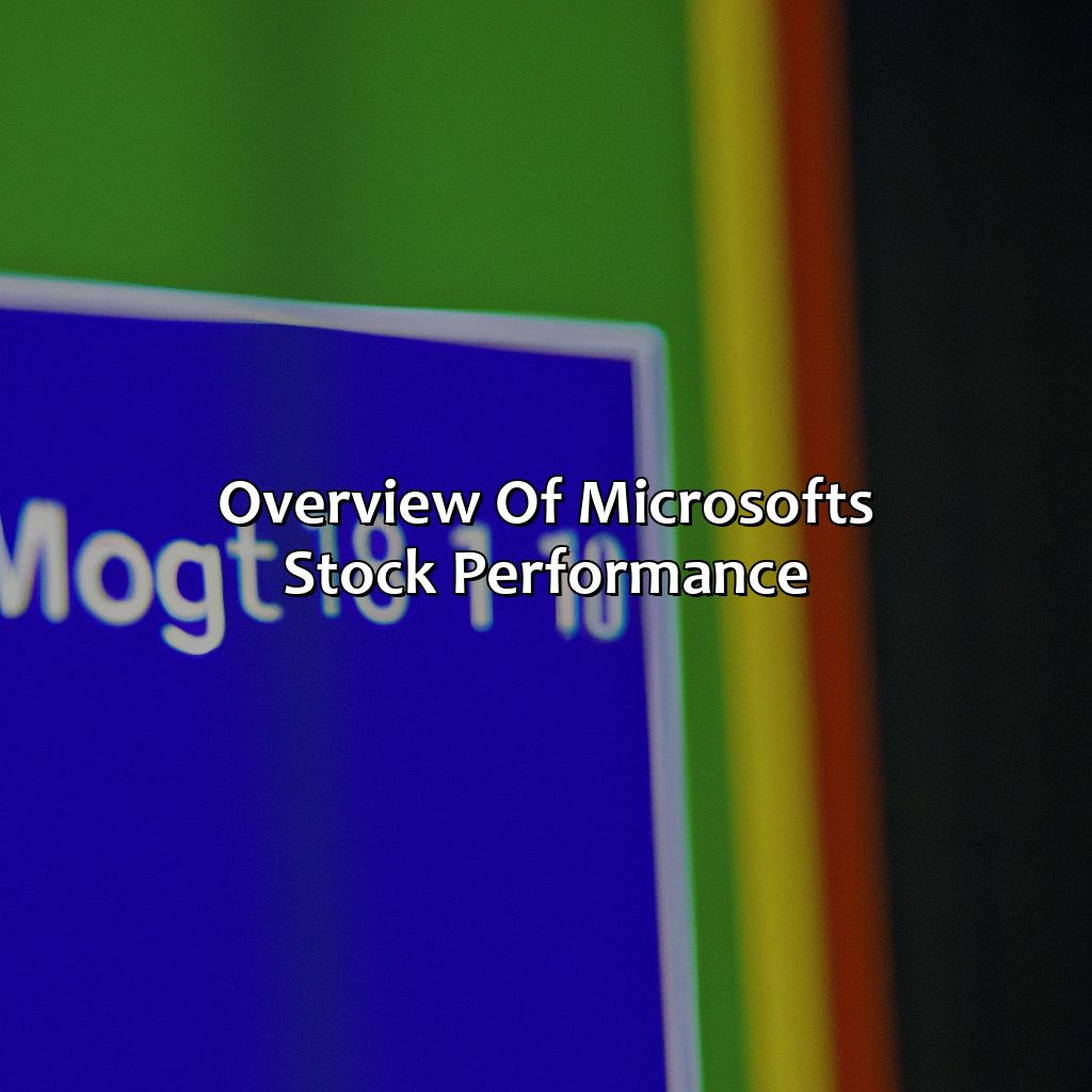 Overview of Microsoft