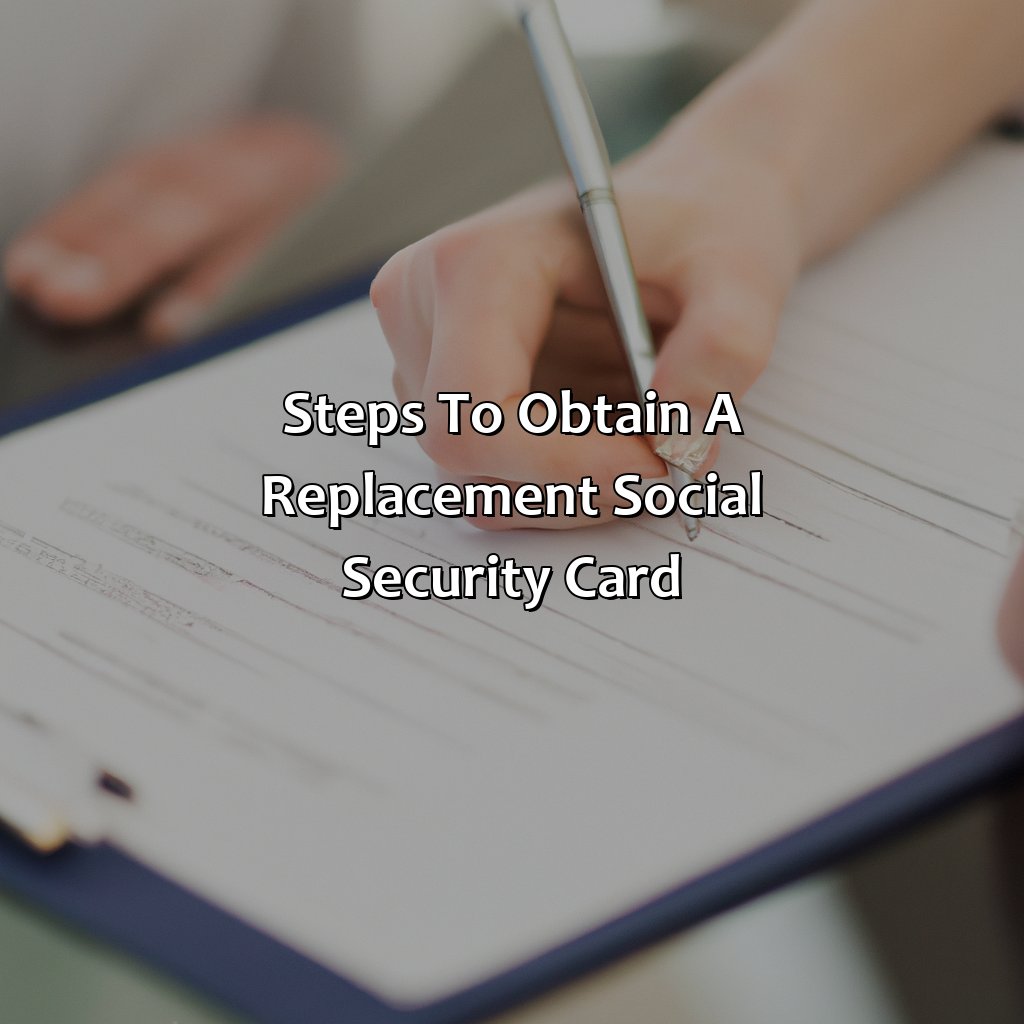 Steps to Obtain a Replacement Social Security Card-how to a replacement social security card?, 