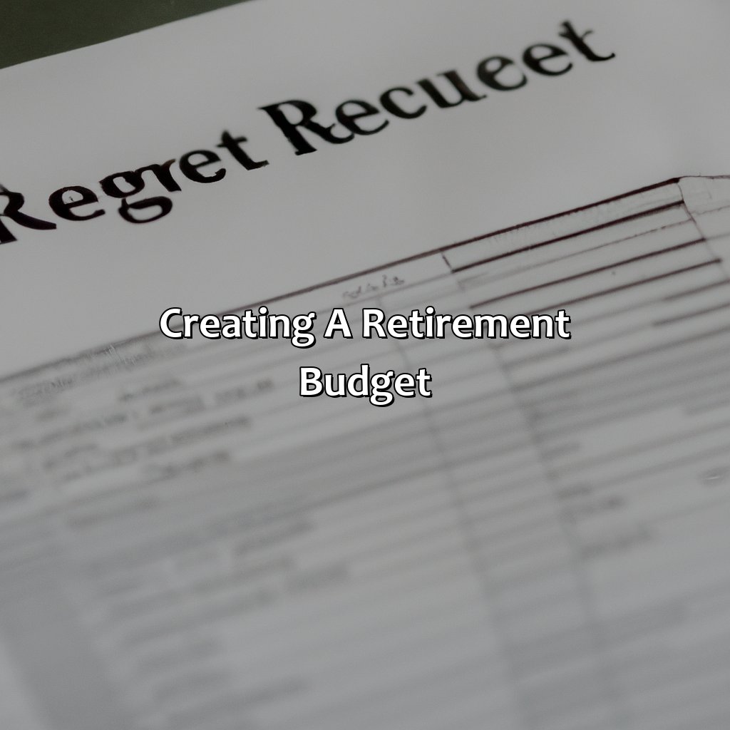 Creating a Retirement Budget-how to allocate retirement funds?, 