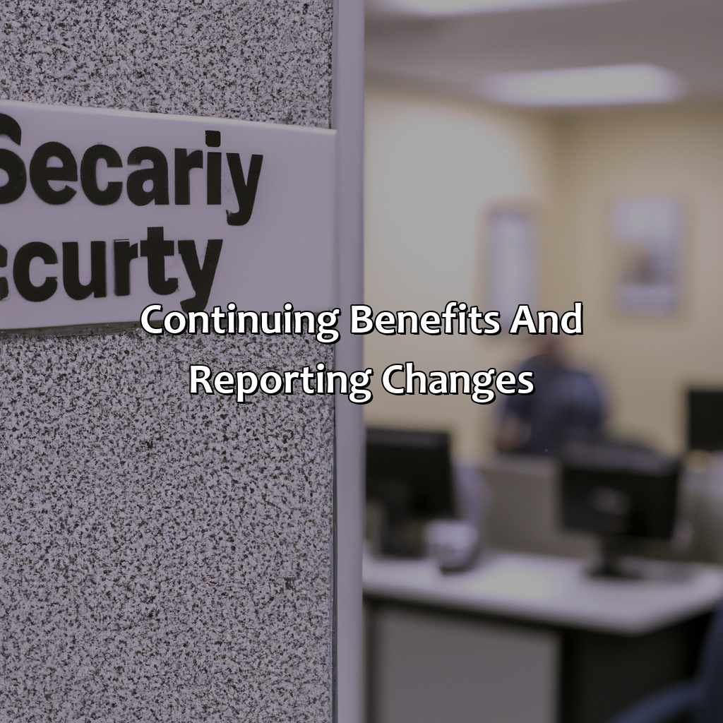 Continuing Benefits and Reporting Changes-how to apply for social security disability for a minor?, 