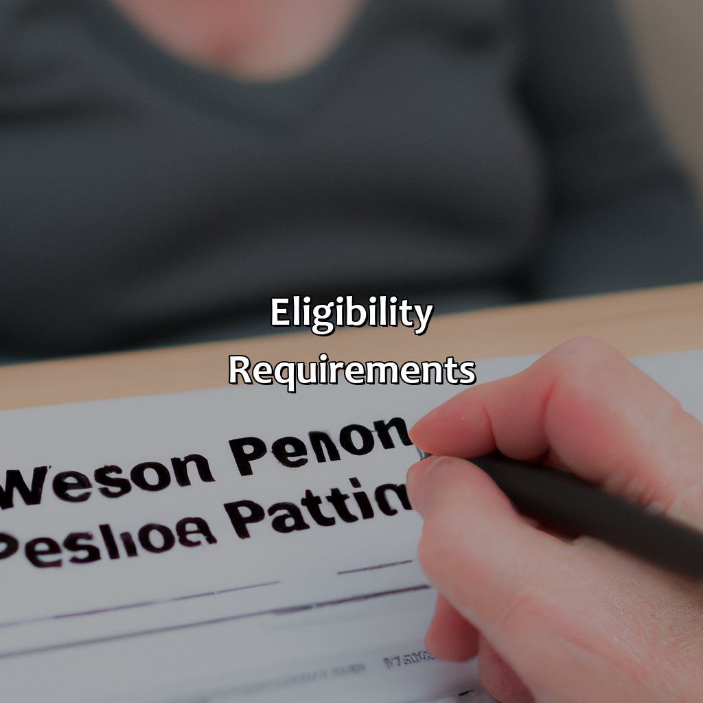 Eligibility Requirements-how to apply for widows pension?, 