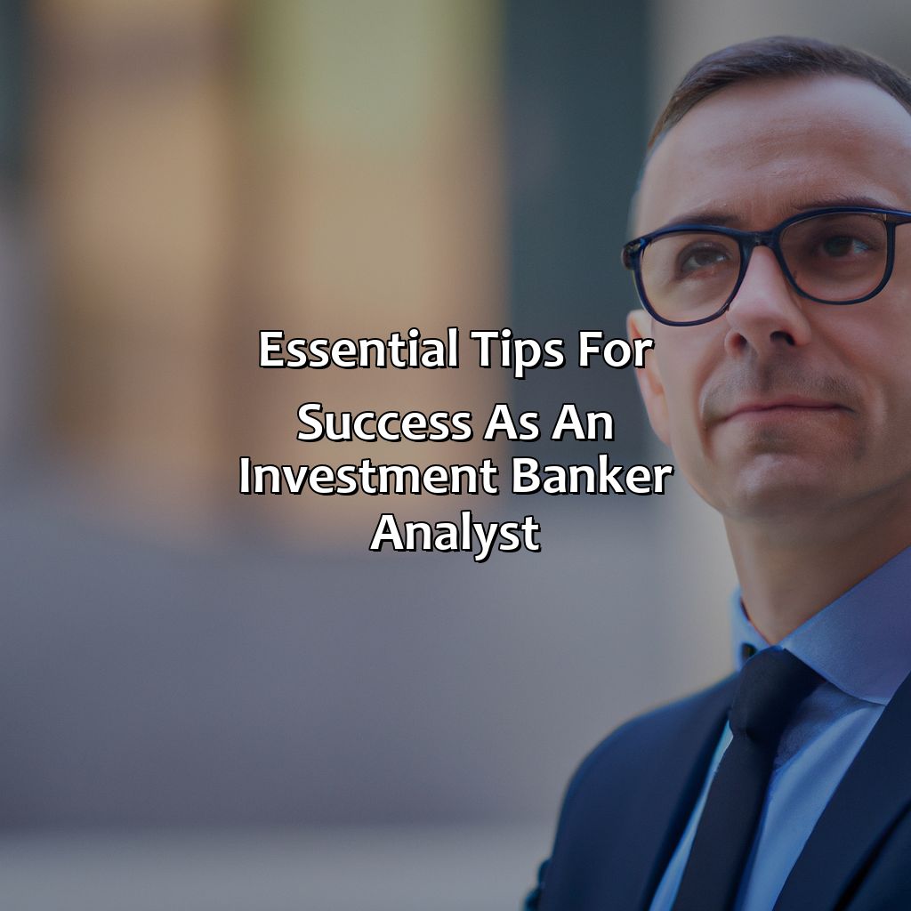 Essential Tips for Success as an Investment Banker Analyst-how to become an investment banker analyst?, 