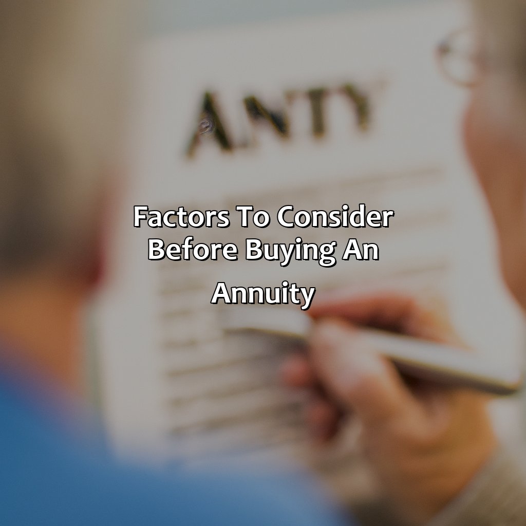 When To Buy An Annuity