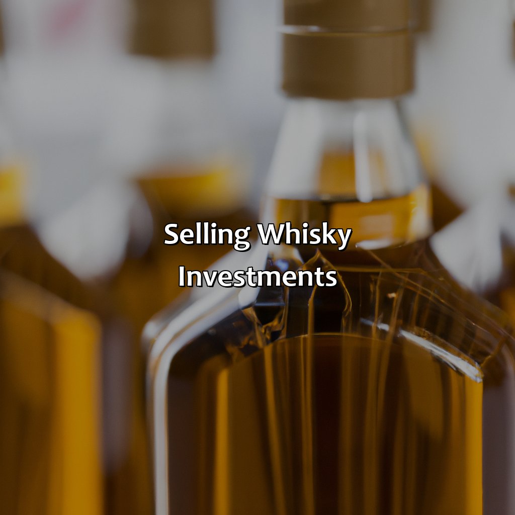 Selling whisky investments-how to buy whiskey as an investment?, 