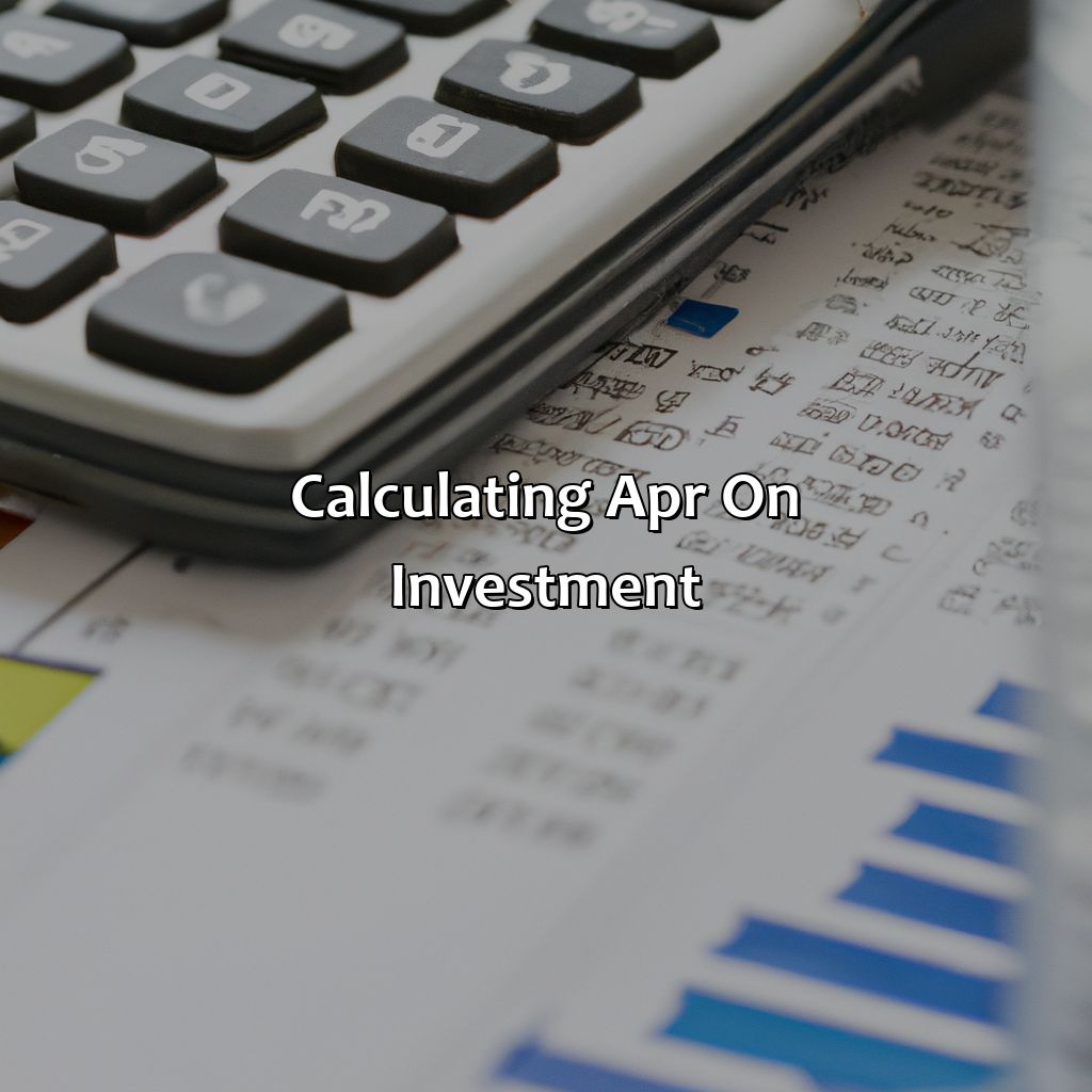 Calculating APR on Investment-how to calculate apr on investment?, 