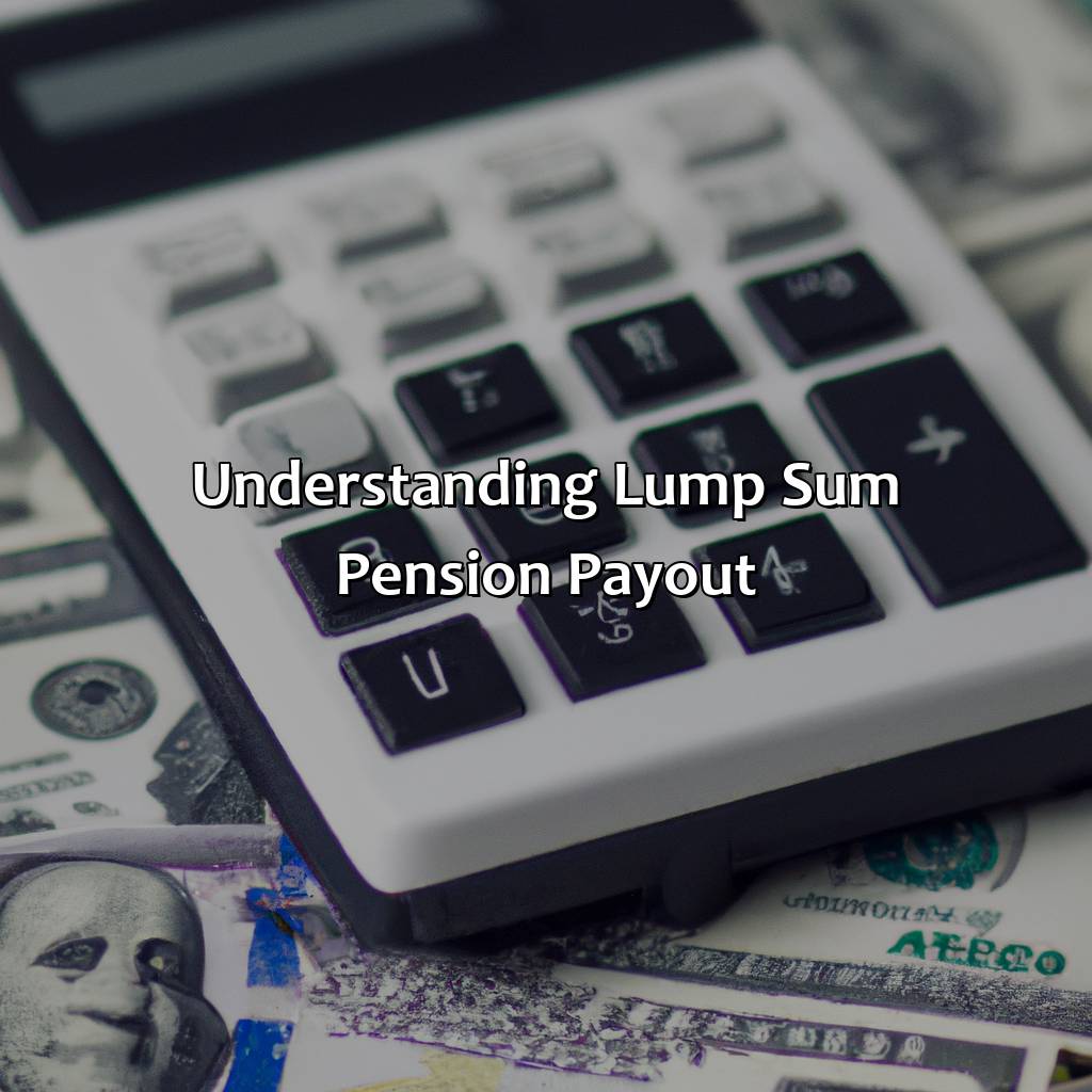 Understanding Lump Sum Pension Payout-how to calculate lump sum pension payout?, 