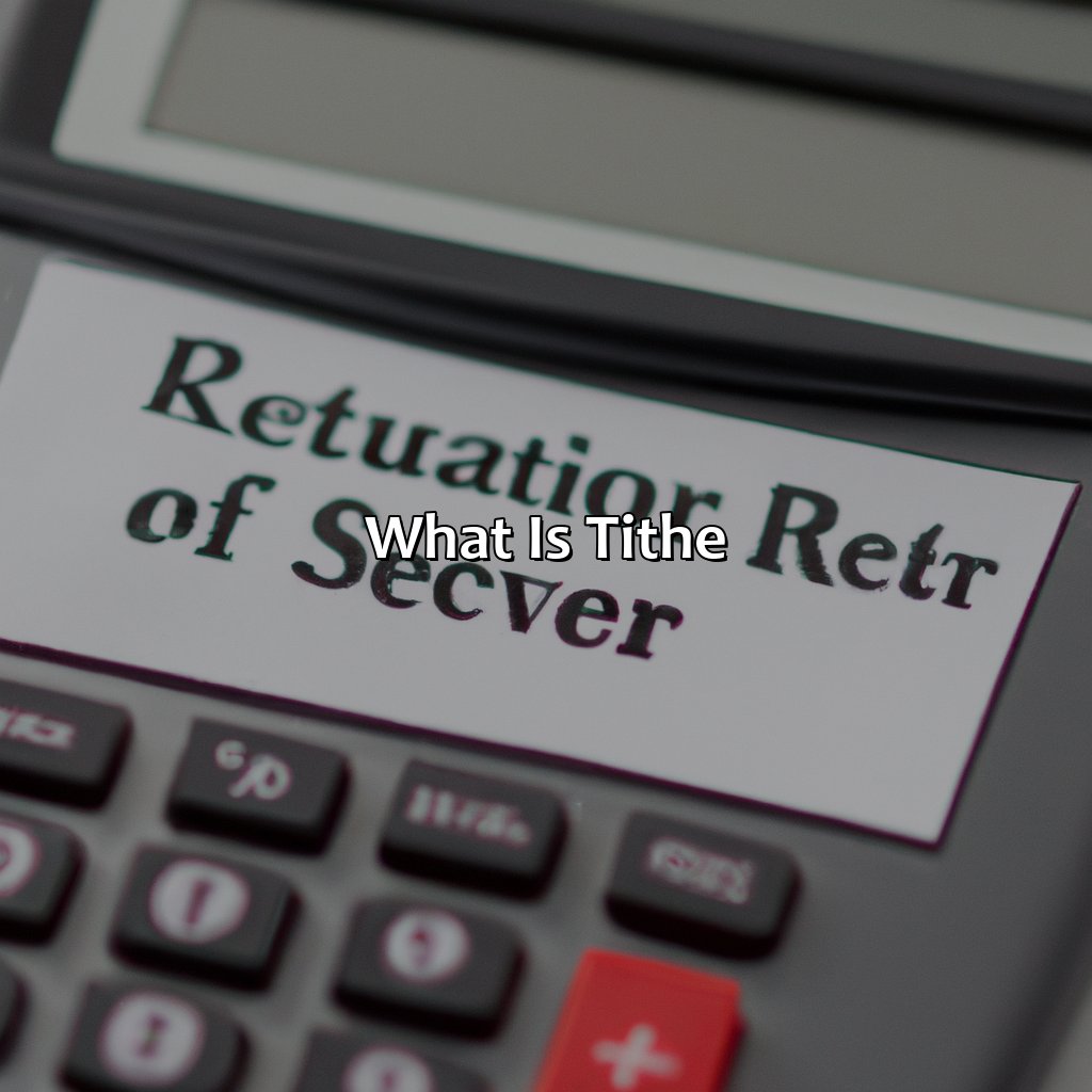 What is Tithe?-how to calculate tithe in retirement?, 