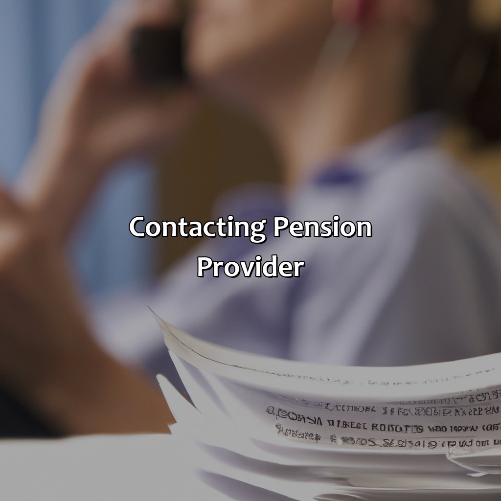 Contacting pension provider-how to change your pension bank account?, 