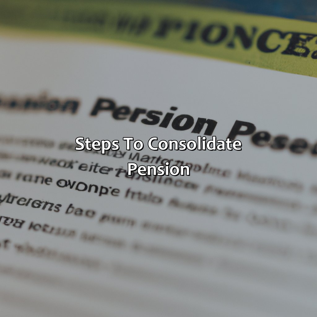 Steps to Consolidate Pension-how to consolidate pension?, 