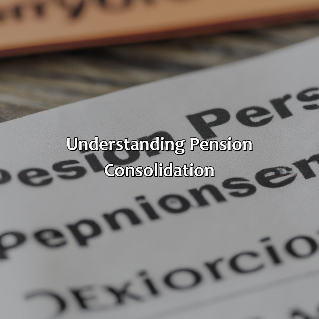 Understanding Pension Consolidation-how to consolidate pension?, 