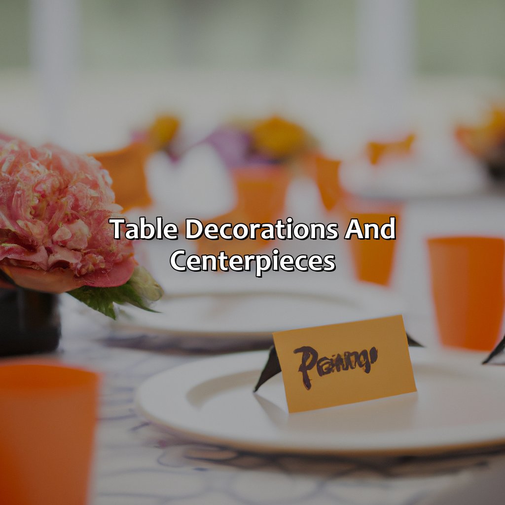 Table Decorations and Centerpieces-how to decorate for a retirement party?, 