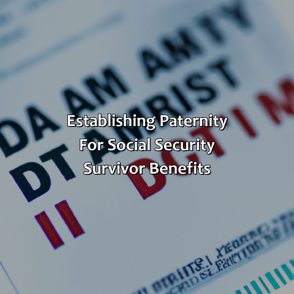 Establishing Paternity for Social Security Survivor Benefits-how to establish paternity for social security survivor benefits?, 