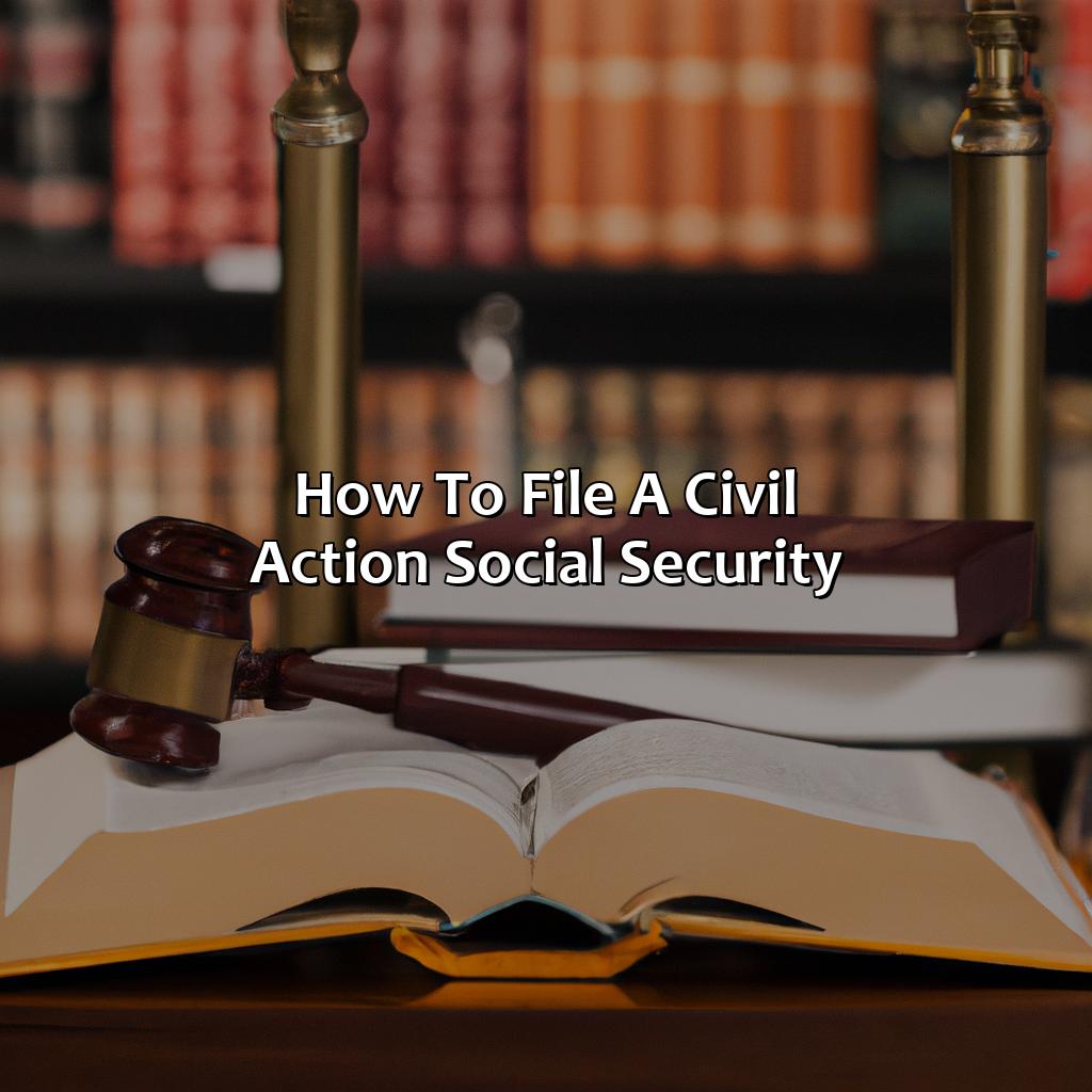 How To File A Civil Action Social Security?