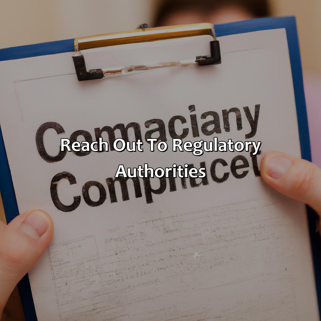 Reach Out to Regulatory Authorities-how to file a complaint against an investment company?, 