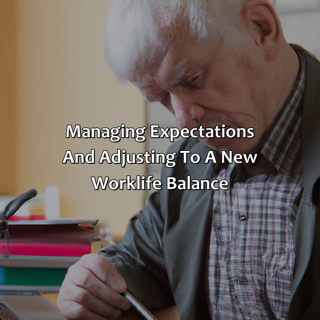 Managing expectations and adjusting to a new work-life balance-how to find a job after retirement?, 