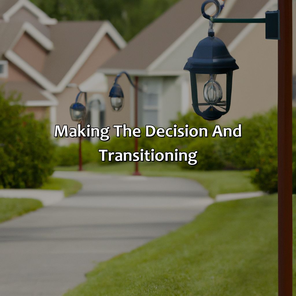 Making the decision and transitioning-how to find a retirement community?, 