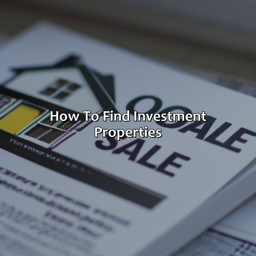 How To Find Investment Properties?