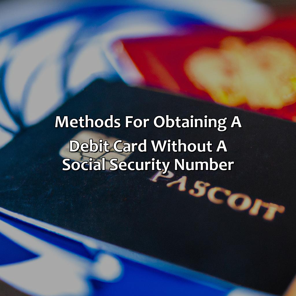 Debit Card Without Social Security