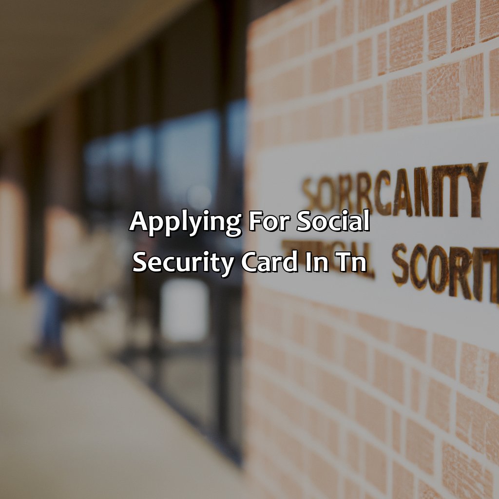 Applying for Social Security Card in TN-how to get a social security card in tn?, 