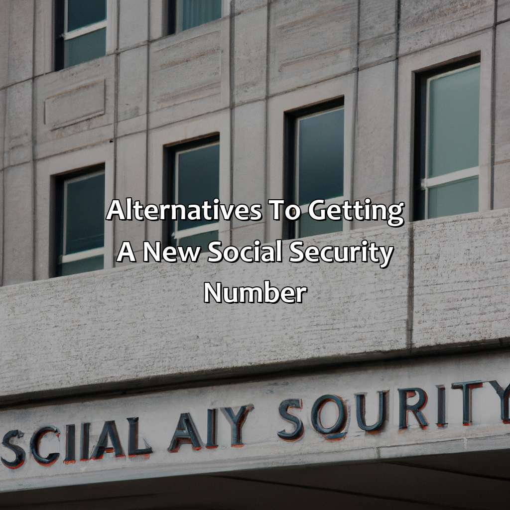 Alternatives to Getting a New Social Security Number-how to get another social security number?, 