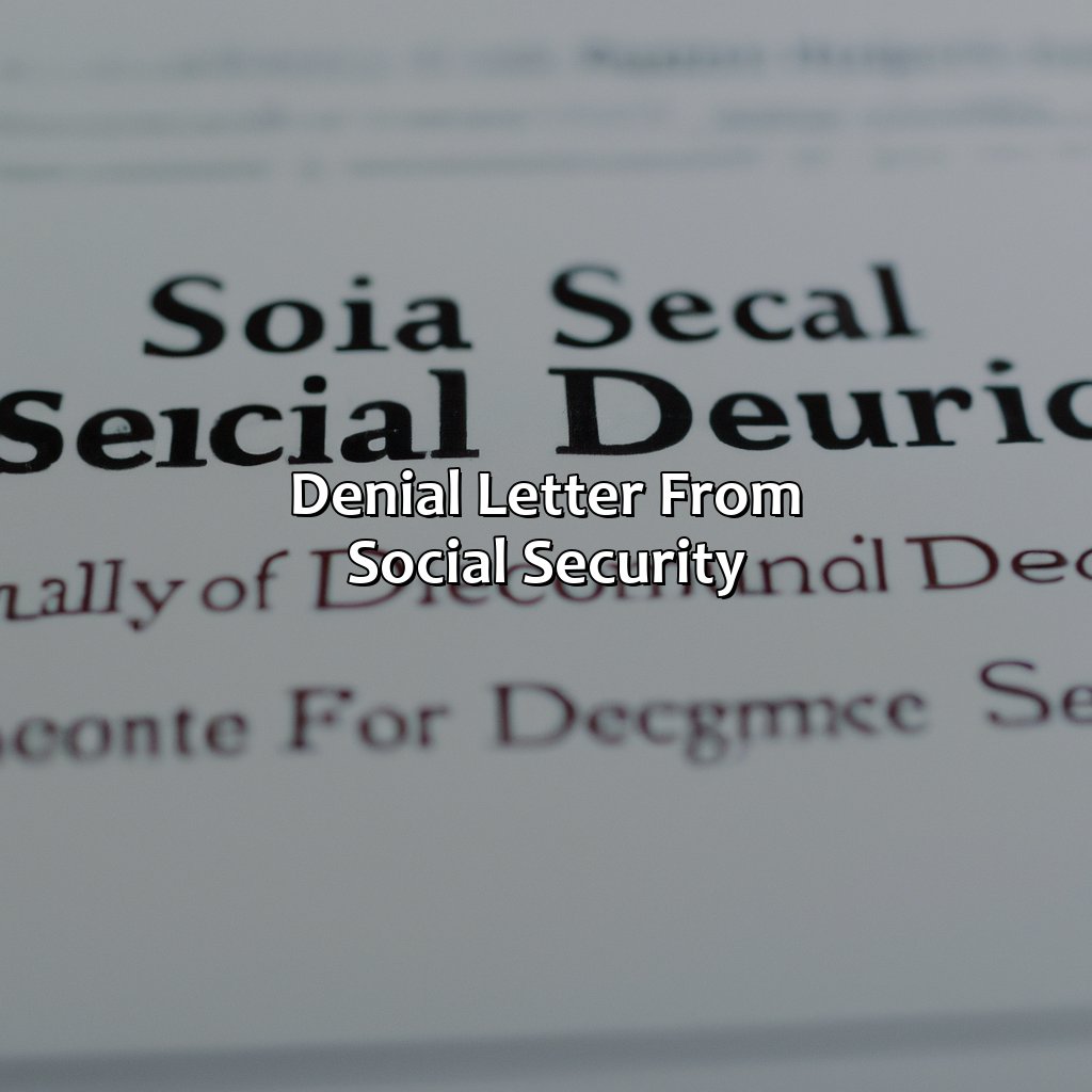 Denial Letter from Social Security-how to get denial letter from social security?, 