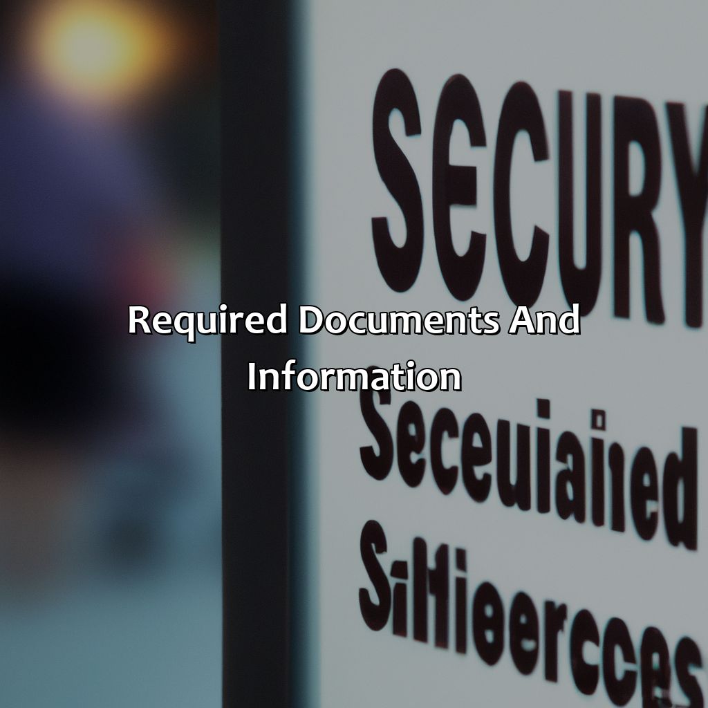 Required Documents and Information-how to get your social security number changed?, 