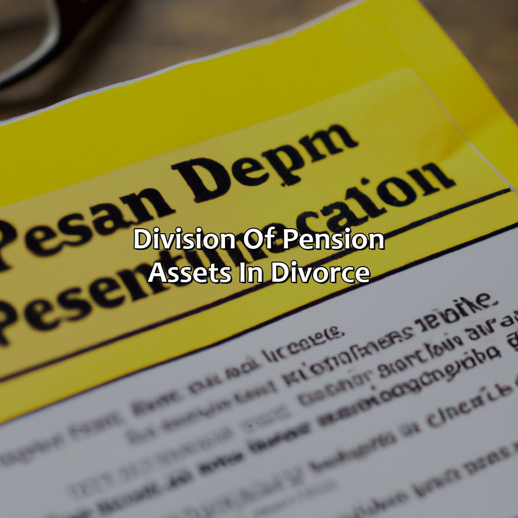 Division of Pension Assets in Divorce-how to keep your pension in a divorce?, 