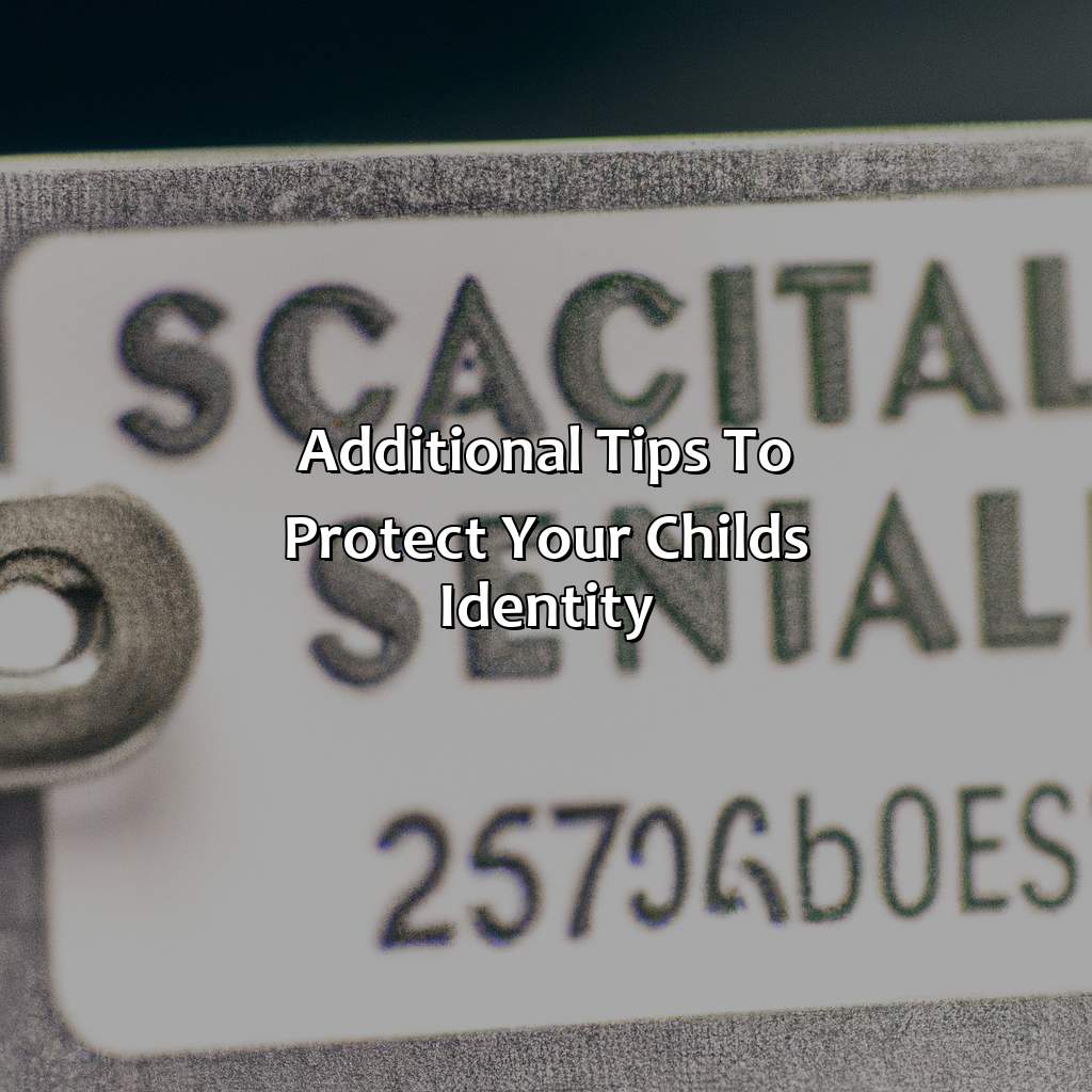 Additional tips to protect your child