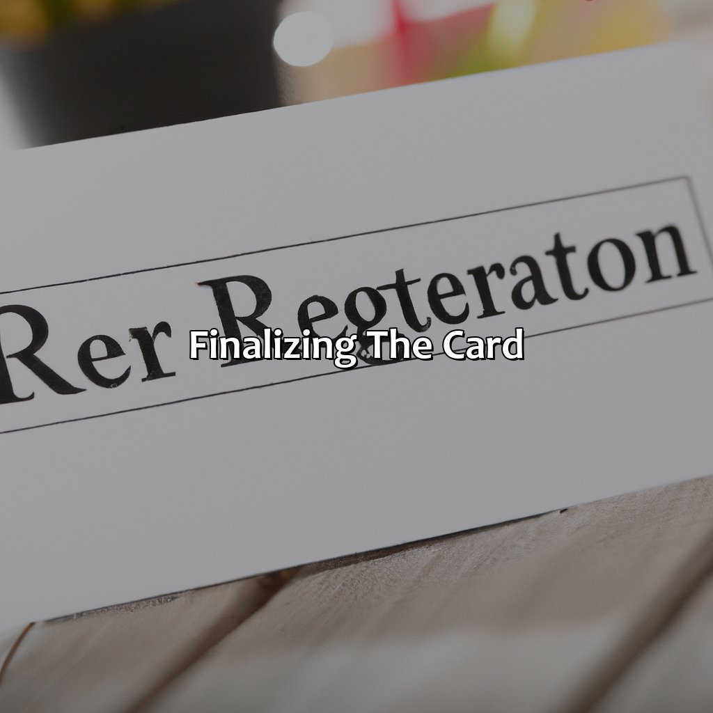 Finalizing the Card-how to make a retirement card?, 