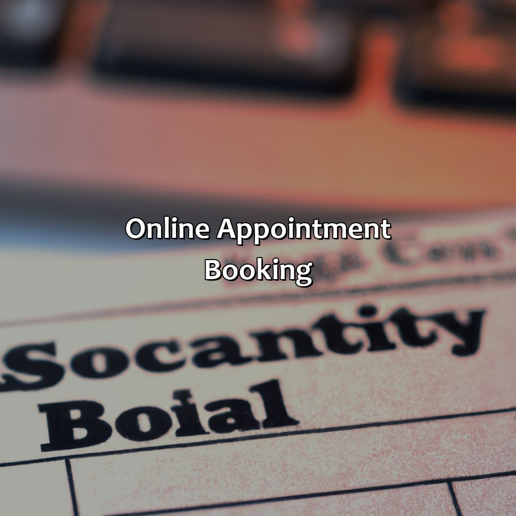 Online Appointment Booking-how to make an appt with social security?, 